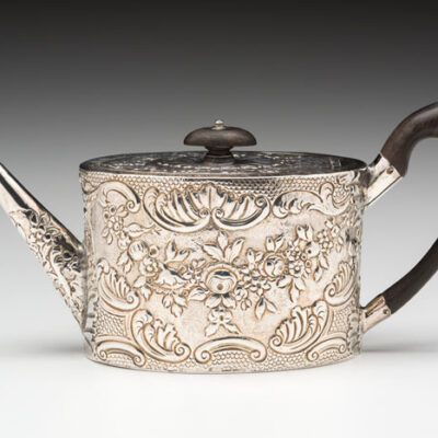 Hester Bateman, silver teapot.