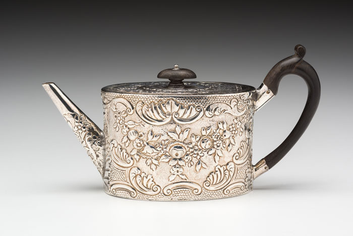 Hester Bateman, silver teapot.