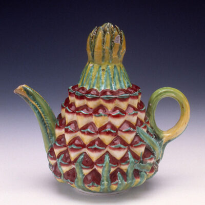 Bow Porcelain Pineapple teapot