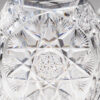 A close up of the bottom of a vase