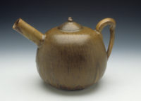 Jean-Joseph Carriès (French, 1855-1894) Teapot [scupture] ca. 1888 stoneware, 6.5 x 10 x 6.75″ Kamm Collection 1996.24.1