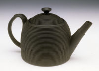 Unknown maker (England). Beehive-Shaped Black Basalt Teapot, 1800. Stoneware. Kamm Collection 1994.2.5