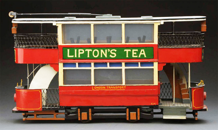 Lipton's Tea Model Tram