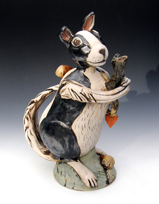 Amy Goldstein-Rice, teapot sculpture