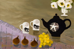 Mary Fedden, Black Teapot