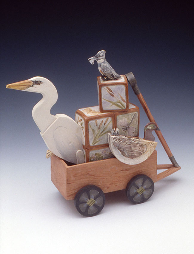 Gail Ritchie, "Estuary Toys" 1990.