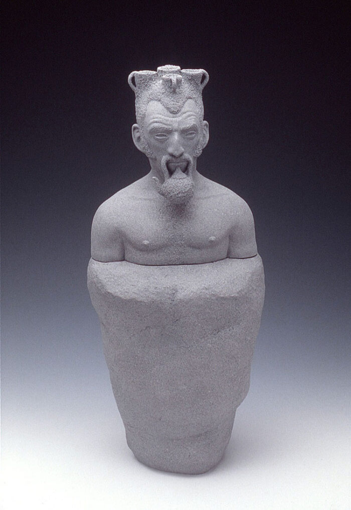 Tip Toland, "Tony", ceramic sculpture.