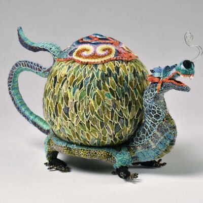 Ellen Moon, Wood Dragon Teapot