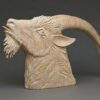 Ron Layport, Goat's Head Tea, 2011. Wood sculpture.