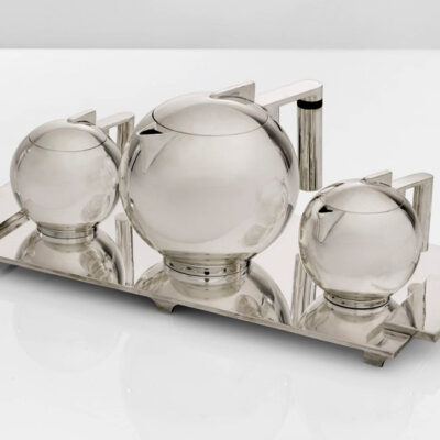 Paul Lobel, Coffee Service, c. 1939. Silver.