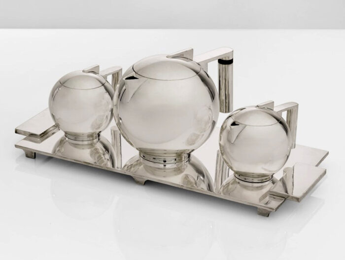 Paul Lobel, Coffee Service, c. 1939. Silver.