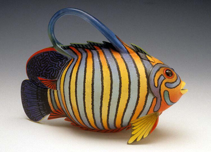 Annette Corcoran <br> Fish Teapot