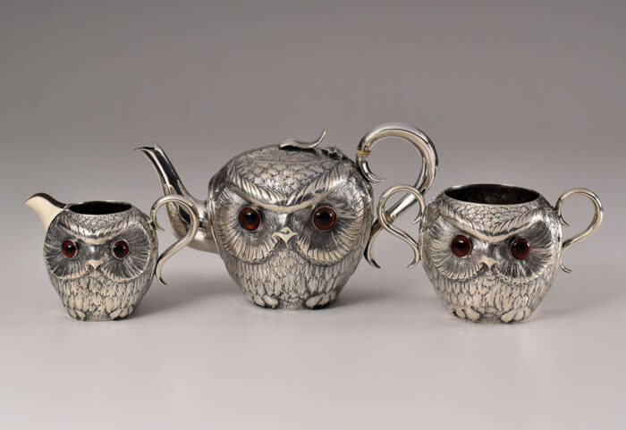 Frederick Edmonds <br> Owl Tea Service - Image 2