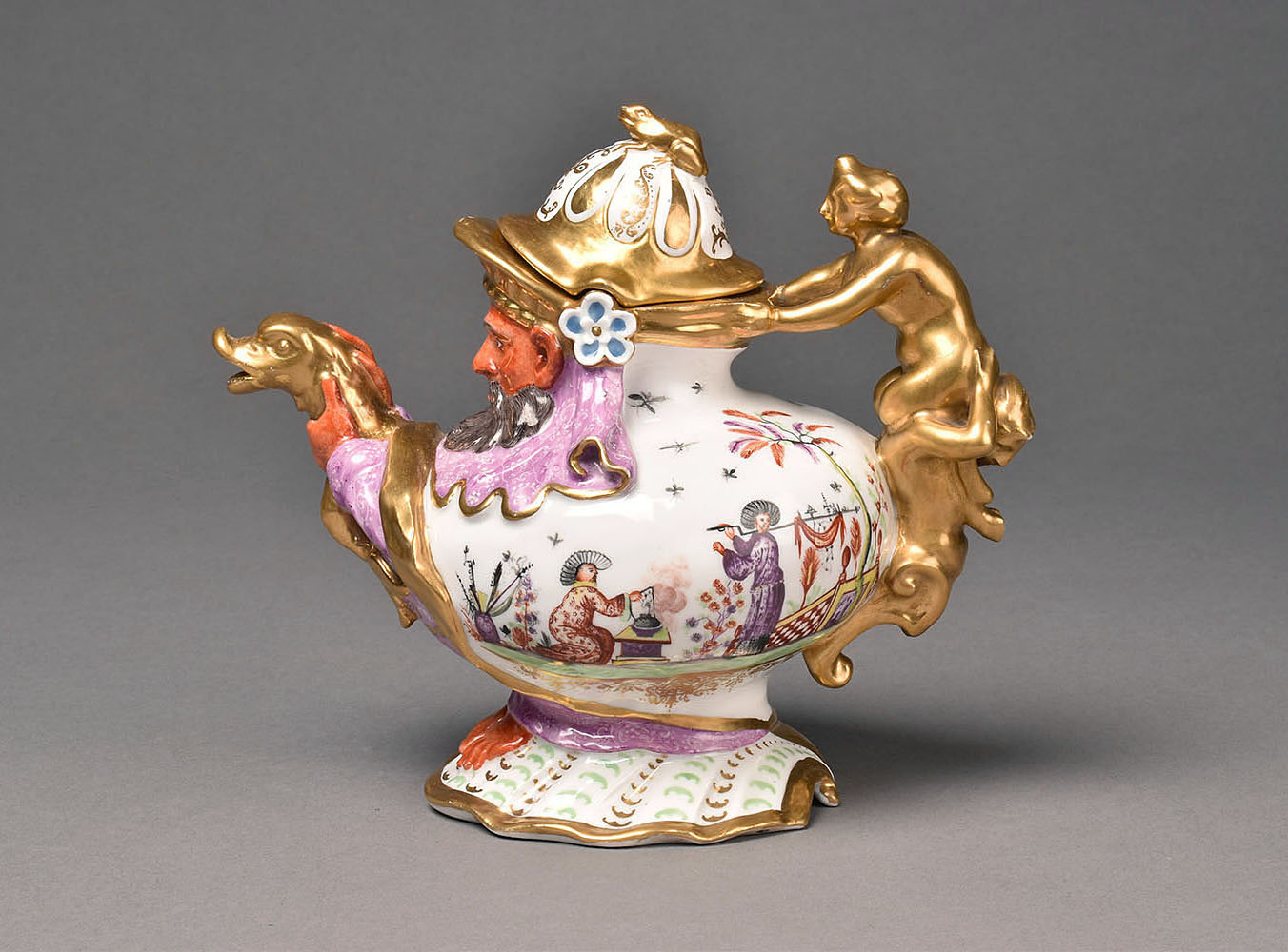 Meissen grotesque teapot