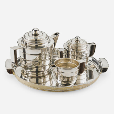 Kem Weber, silverplated tea set 1928