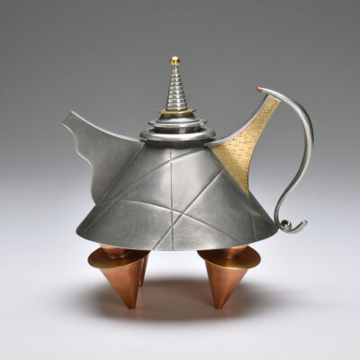 Jon Michael Route, pewter teapot